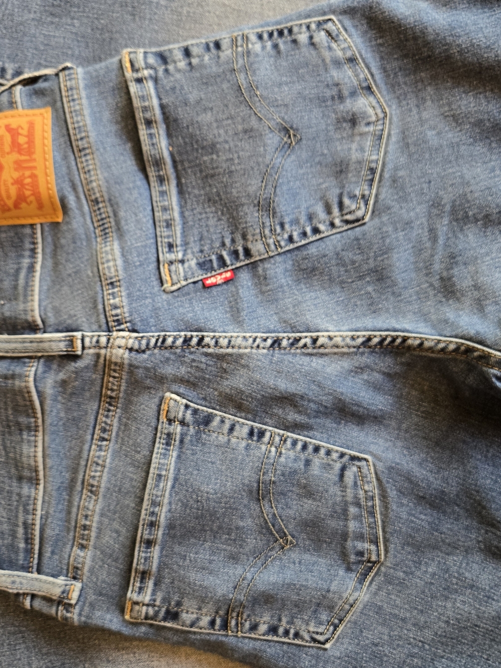 Levi's 724 Women High Rise Jeans - Medium Blue Denim